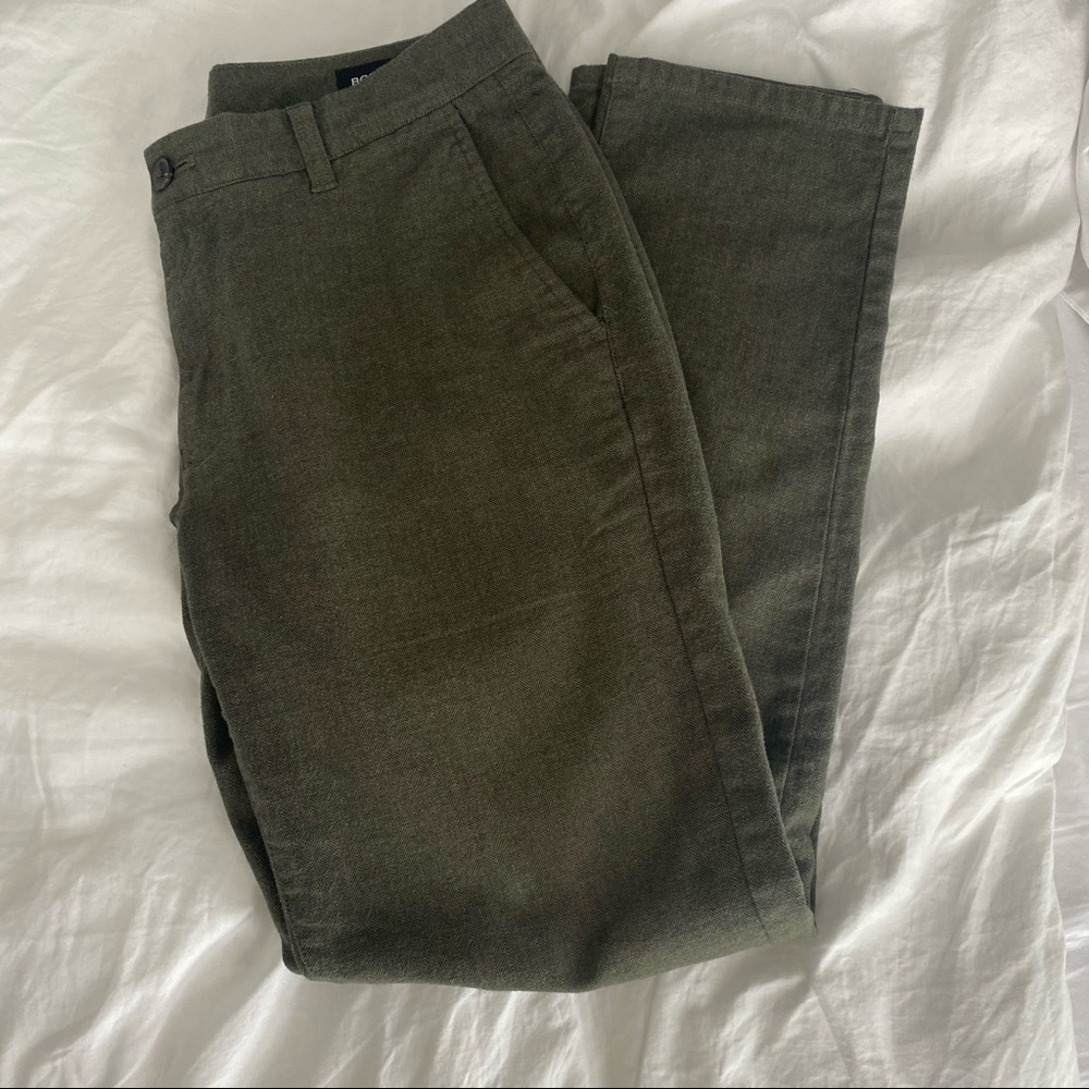 Mens Olive Chinos Bonobos